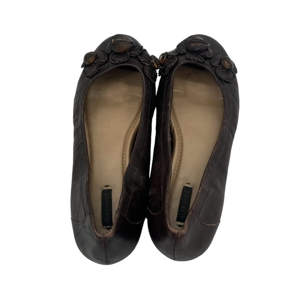 Alex Marie Brown Beaded Embellished Ballet Flats Size 9.5 Women's - Picture 4 of 9